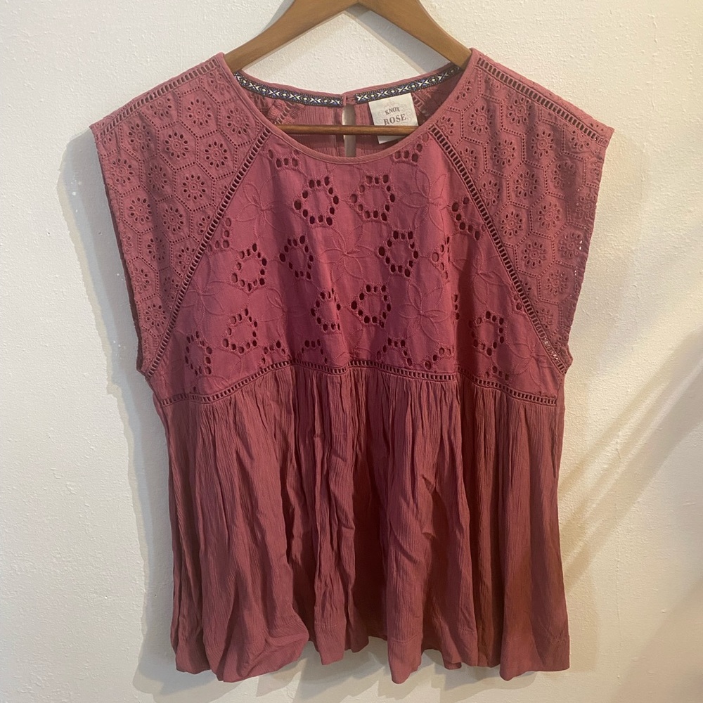 Knox Rose Short Sleeve Blouse